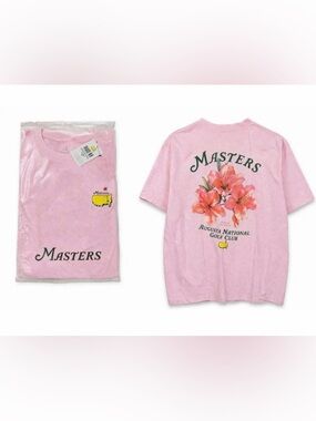 MASTERS 2026 Pink Azalea Tee size S